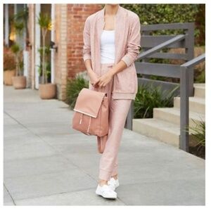 JUSTFAB LIGHTWEIGHT BOMBER JACKET - PINK SIZE 2X (NEW WITH TAGS) A21